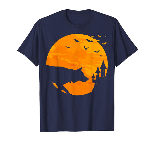 Border Collie Tee Scary Halloween T Shirt T-Shirt