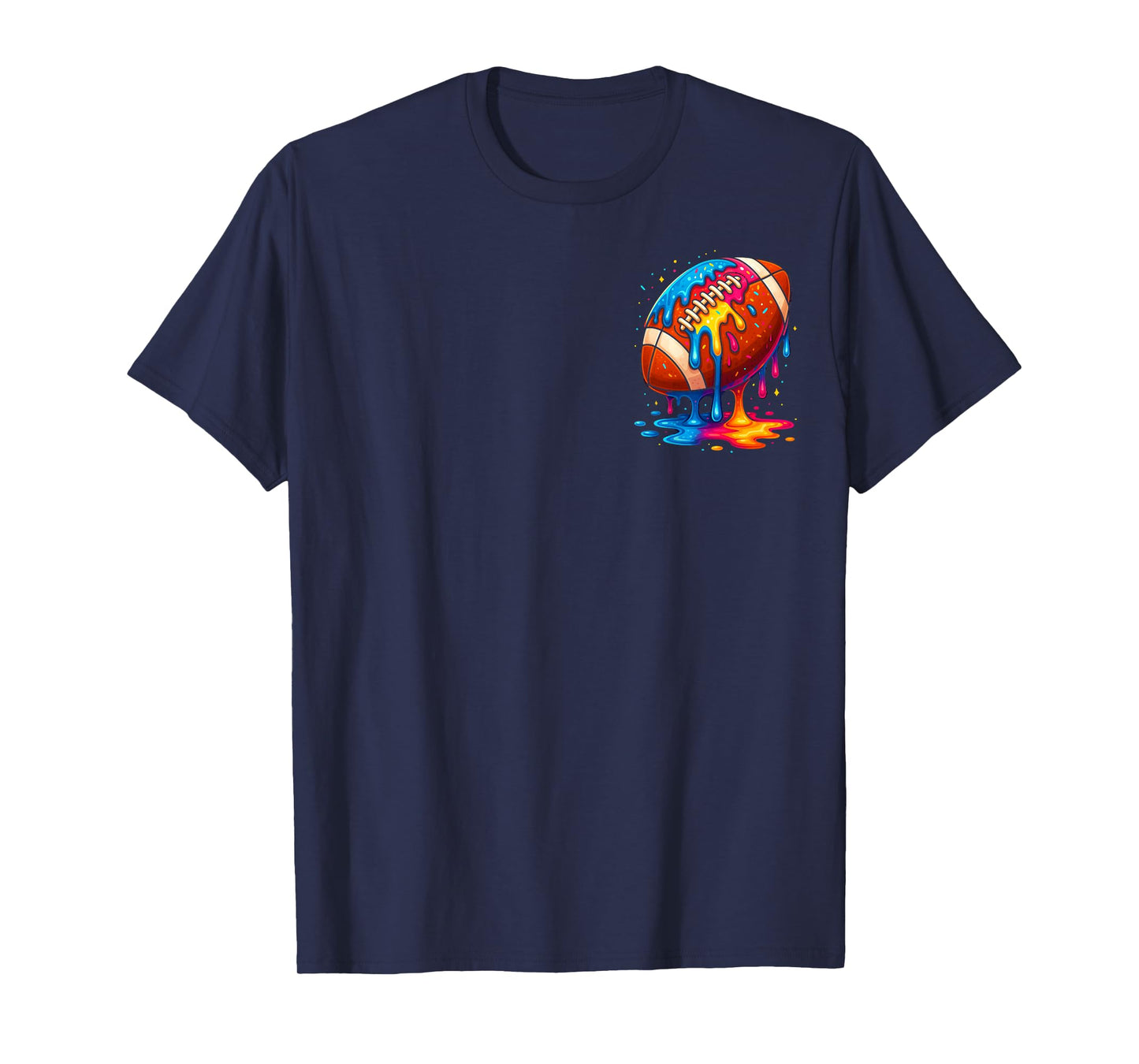 Football Drip Boys Football Youth Ice Cream Respect Drip T-Shirt