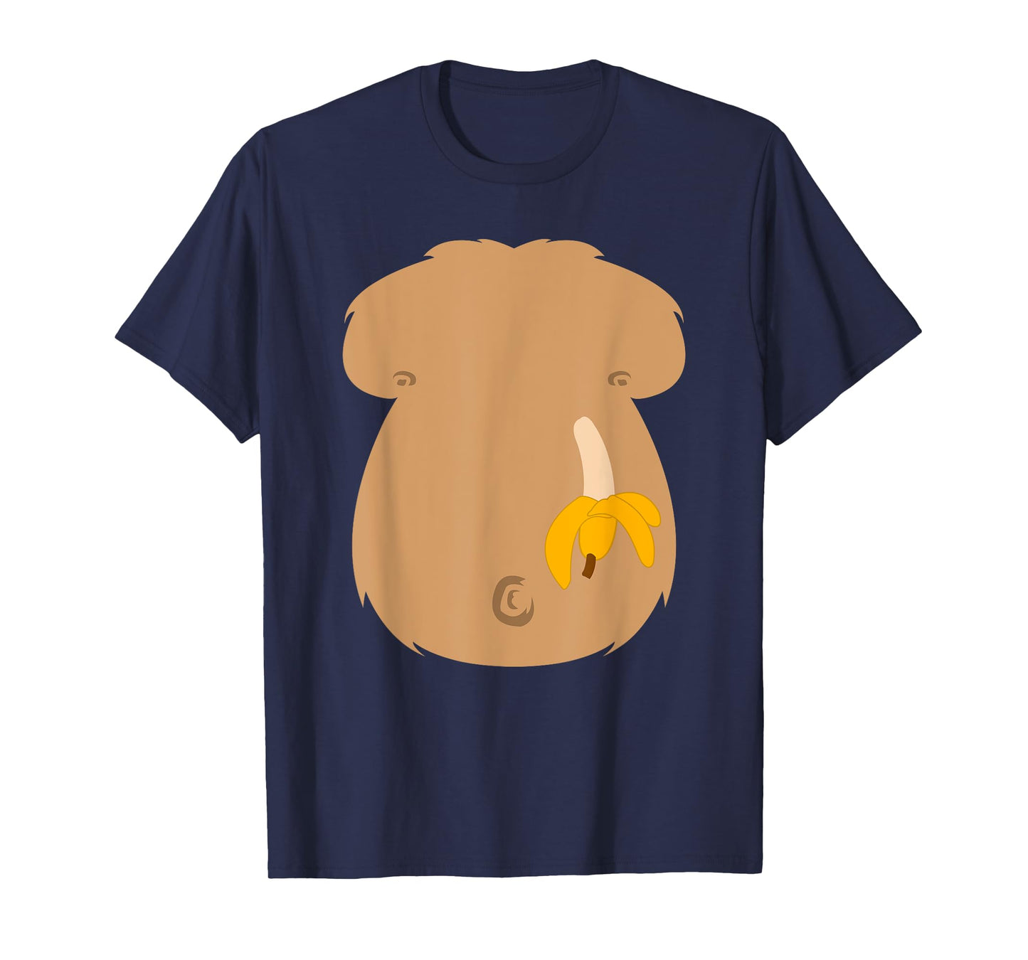 Halloween Gorilla Monkey Chest Lazy DIY Costume Funny Shirt