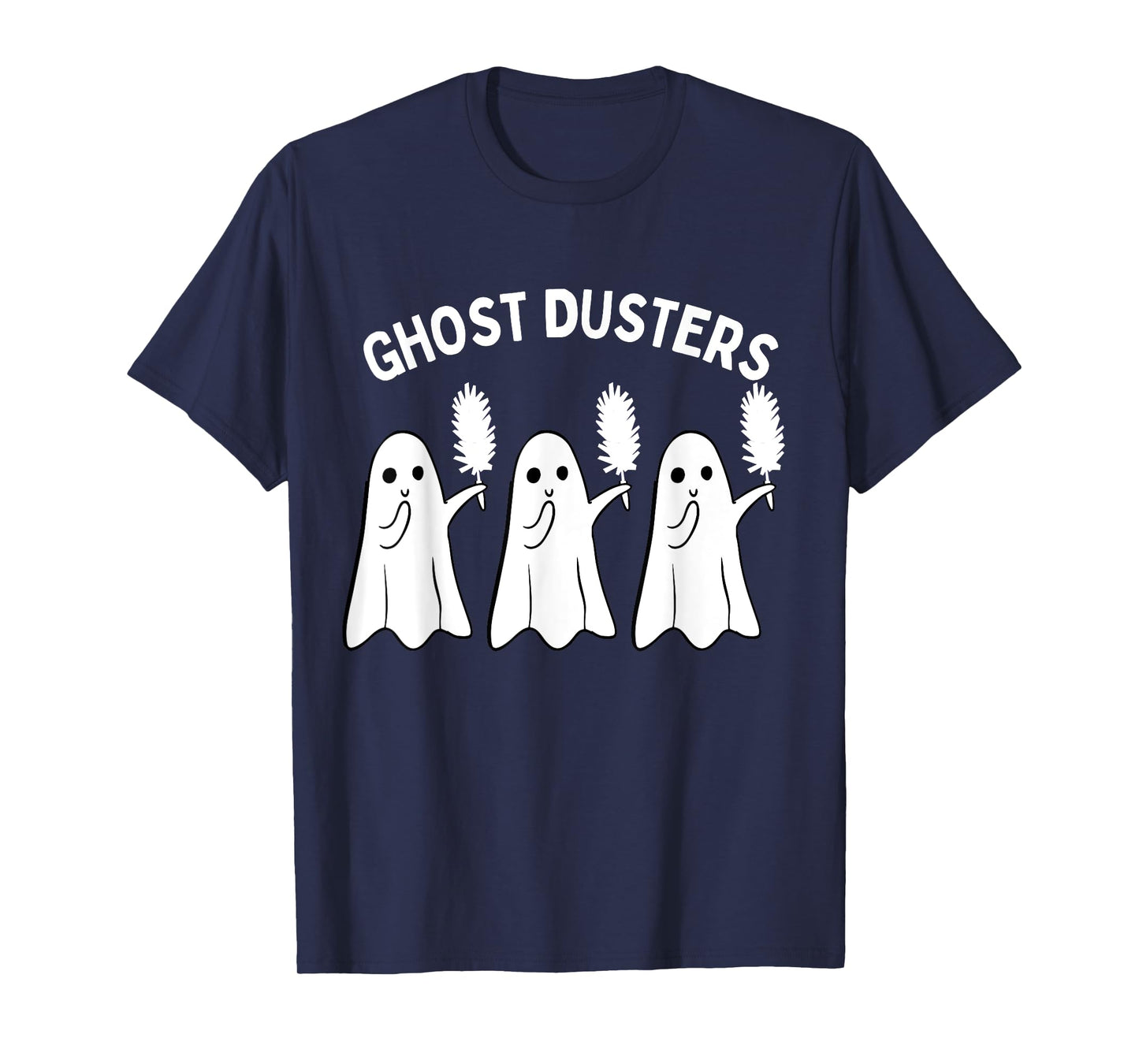Ghost Dusters Housekeeping Cleaning Squad Halloween Funny T-Shirt