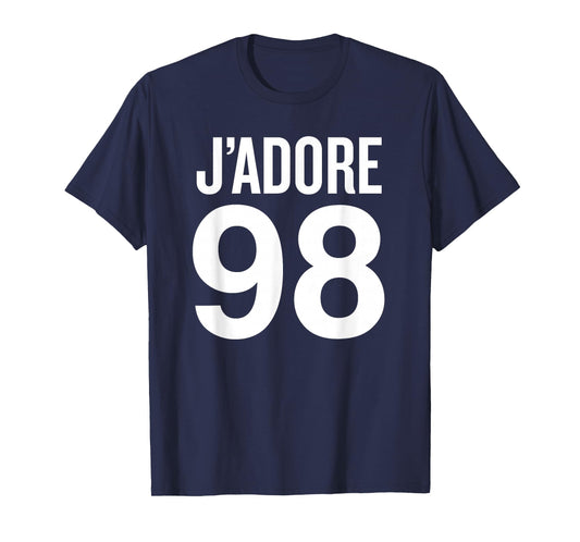 J'Adore 98 I Love 98 Trendy Saying with Humor T-Shirt