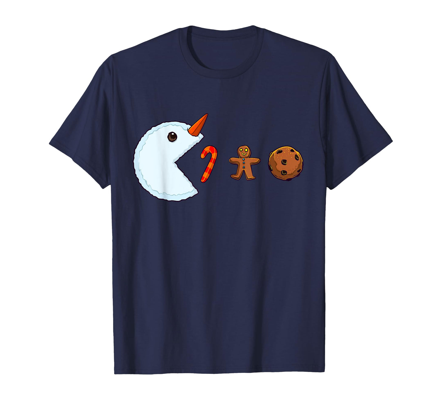 Christmas Gamer Video Game Snowman Candy Cane Boys Kids T-Shirt