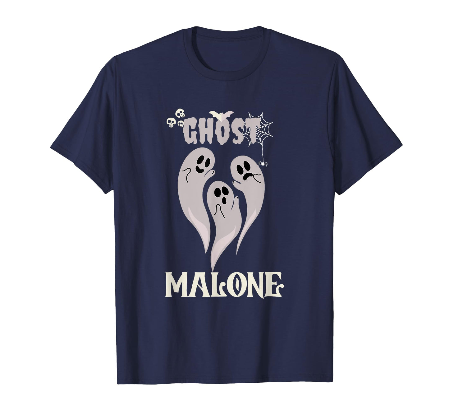 Funny Halloween Spooky Season Fall Season Cute Ghost Malone T-Shirt