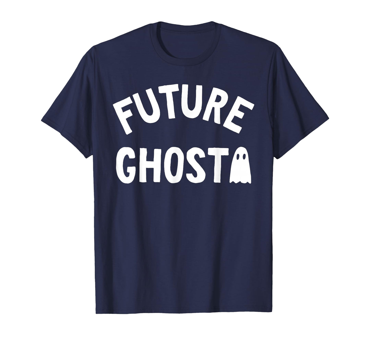 Future Ghost Spooky Season Halloween Trick Or Treat Retro T-Shirt