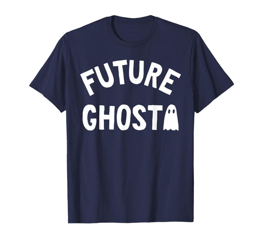 Future Ghost Spooky Season Halloween Trick Or Treat Retro T-Shirt