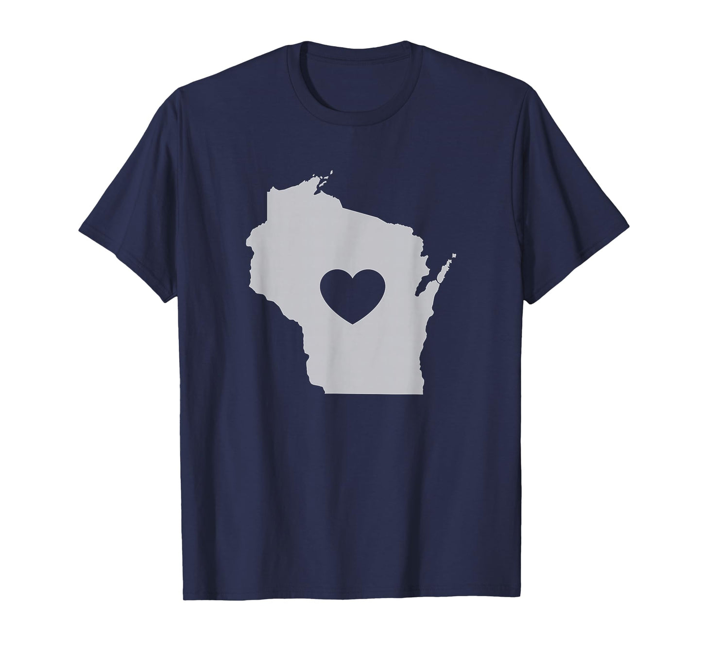 The Official Wisconsin Love Heart T-Shirt T-Shirt