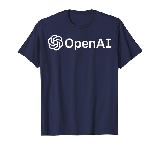 MathWare Geeky OpenAI Artificial Intelligence Computer Programmer Black T-Shirt