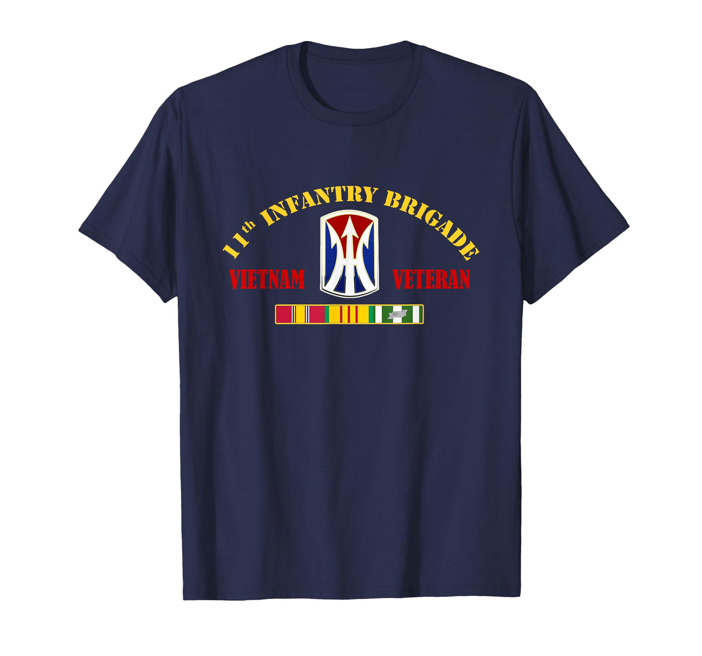 11th Infantry Brigade Vietnam Veteran Veterans Day Papa Xmas T-Shirt
