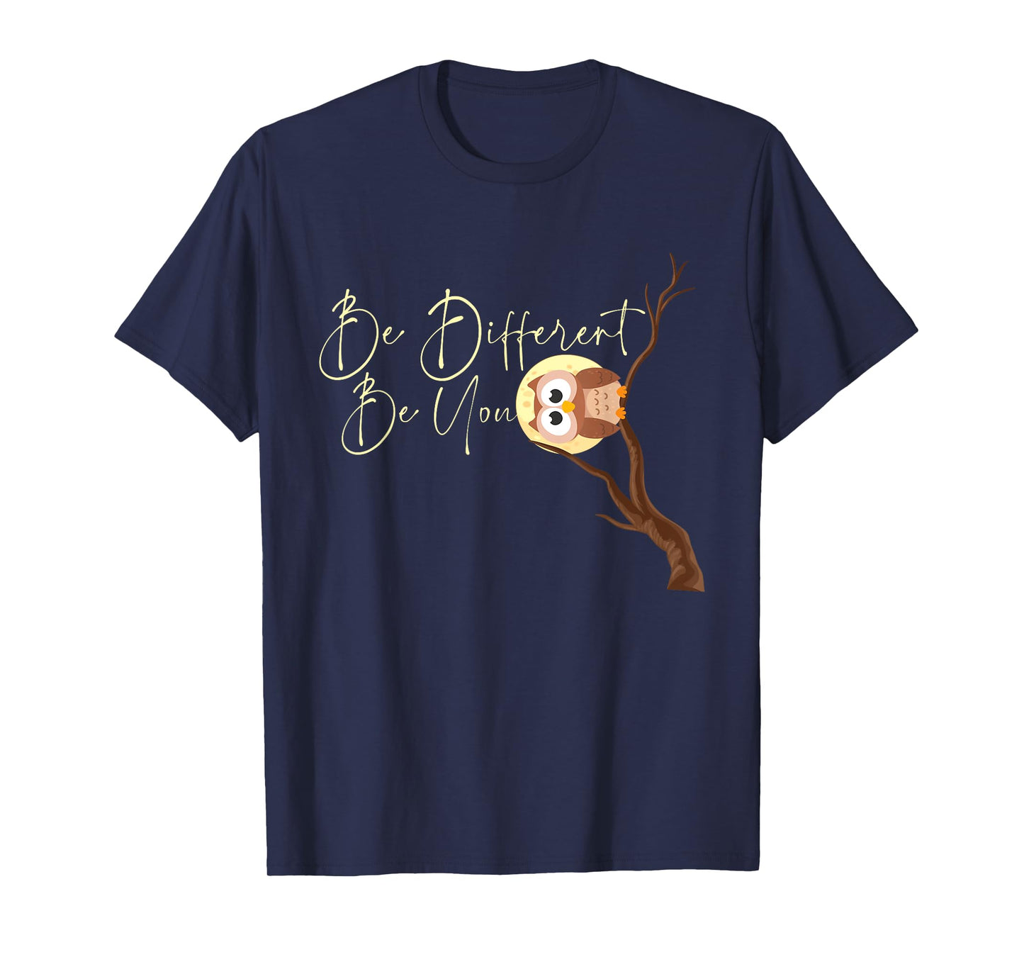 Be Different Be You - Owl Owlet Birds Lover Ornithologist T-Shirt