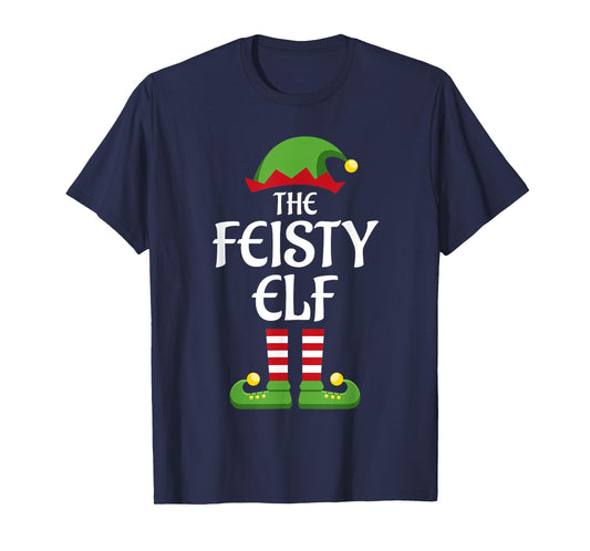 Feisty Elf Family Matching Group Christmas T-Shirt