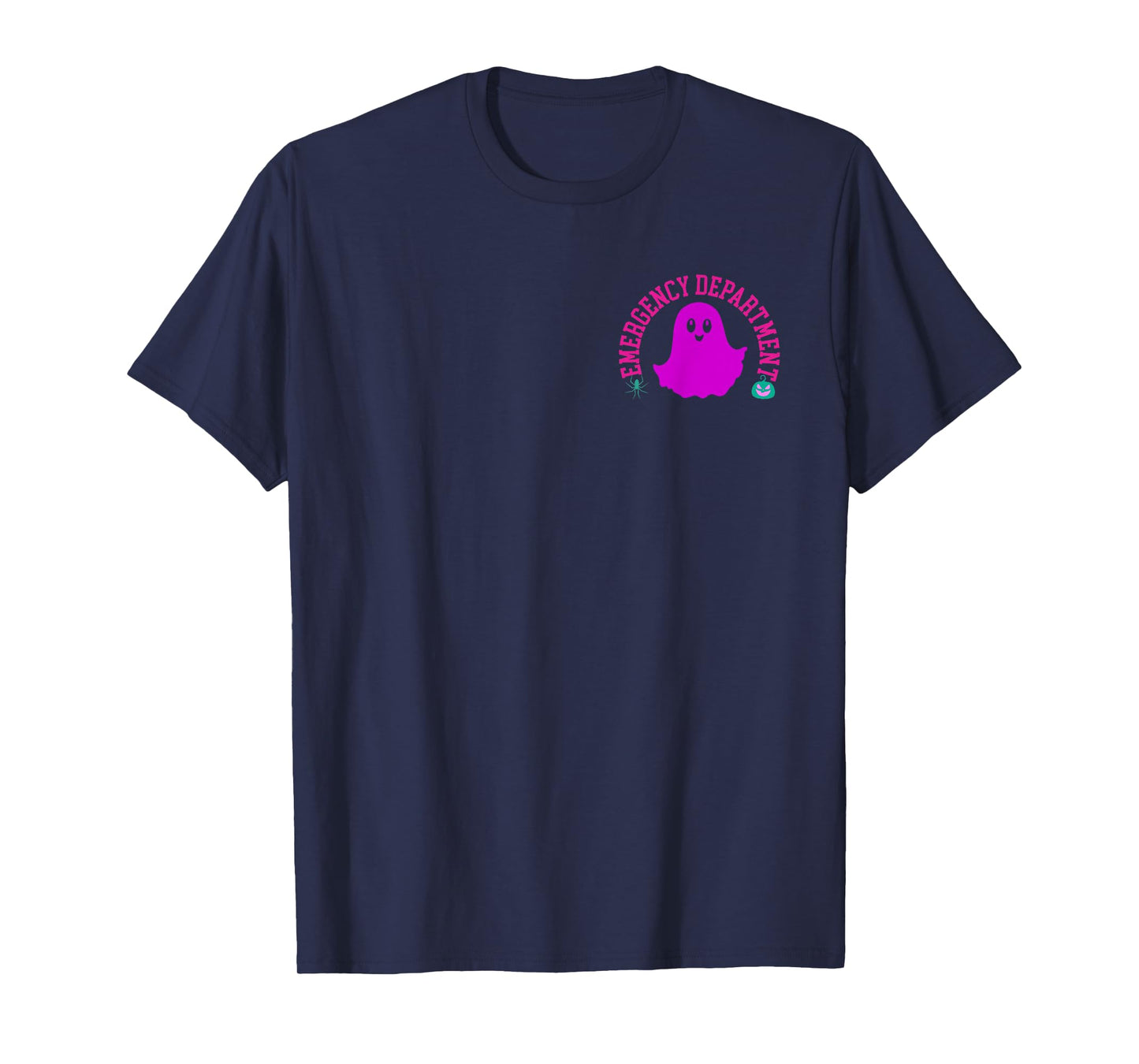 Spooky Emergency Department Ghost ER Nurse Halloween T-Shirt