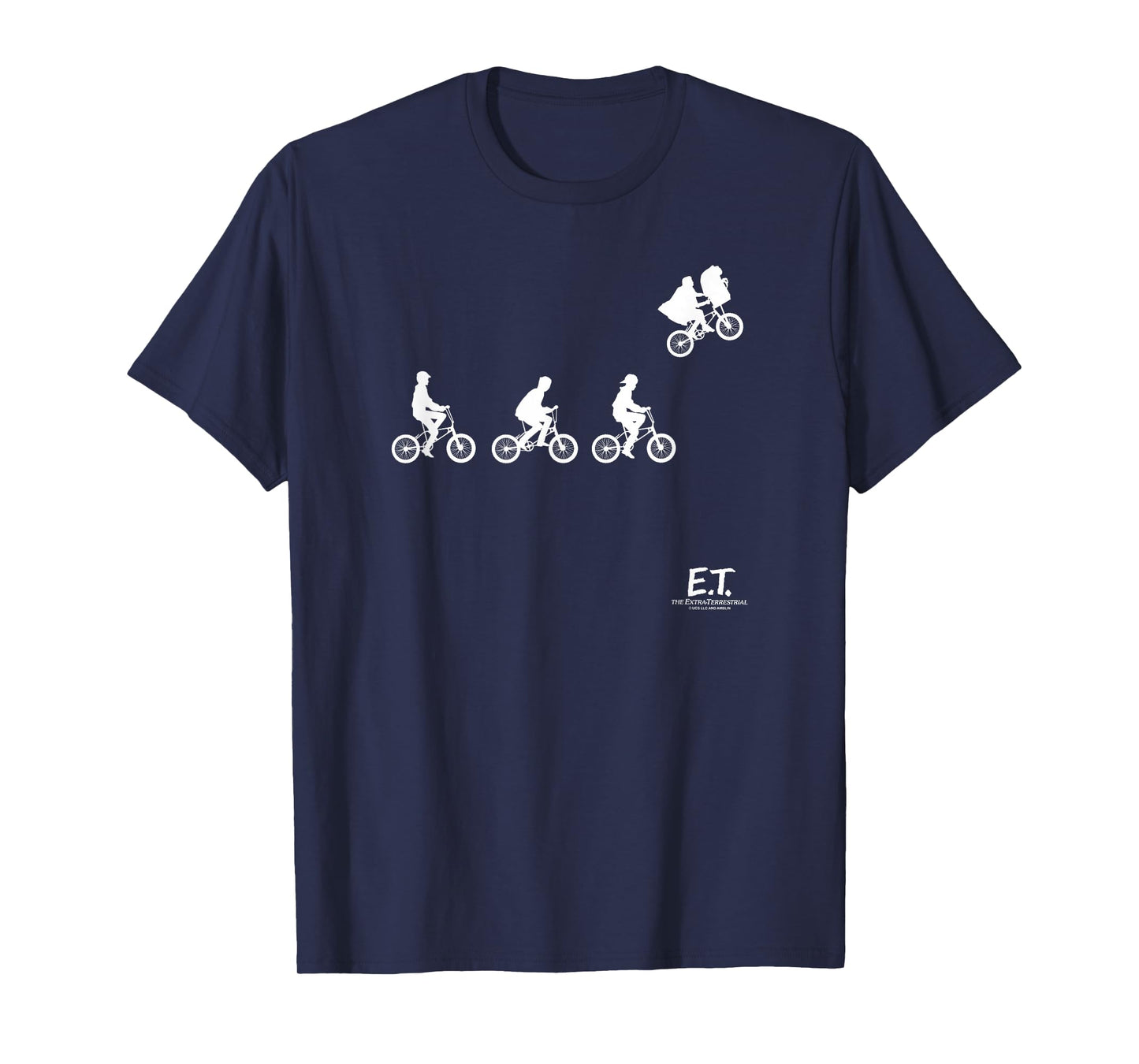 E.T. the Extra-Terrestrial Bike Chase Silhouette T-Shirt