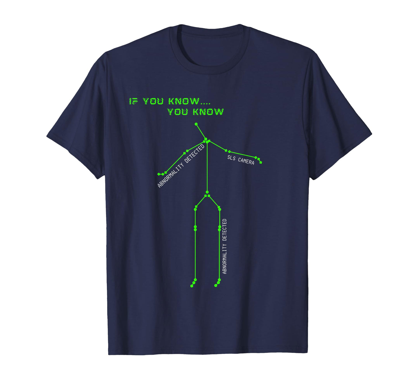 Ghost Hunting SLS Camera Stick Man Novelty Spooky T-Shirt