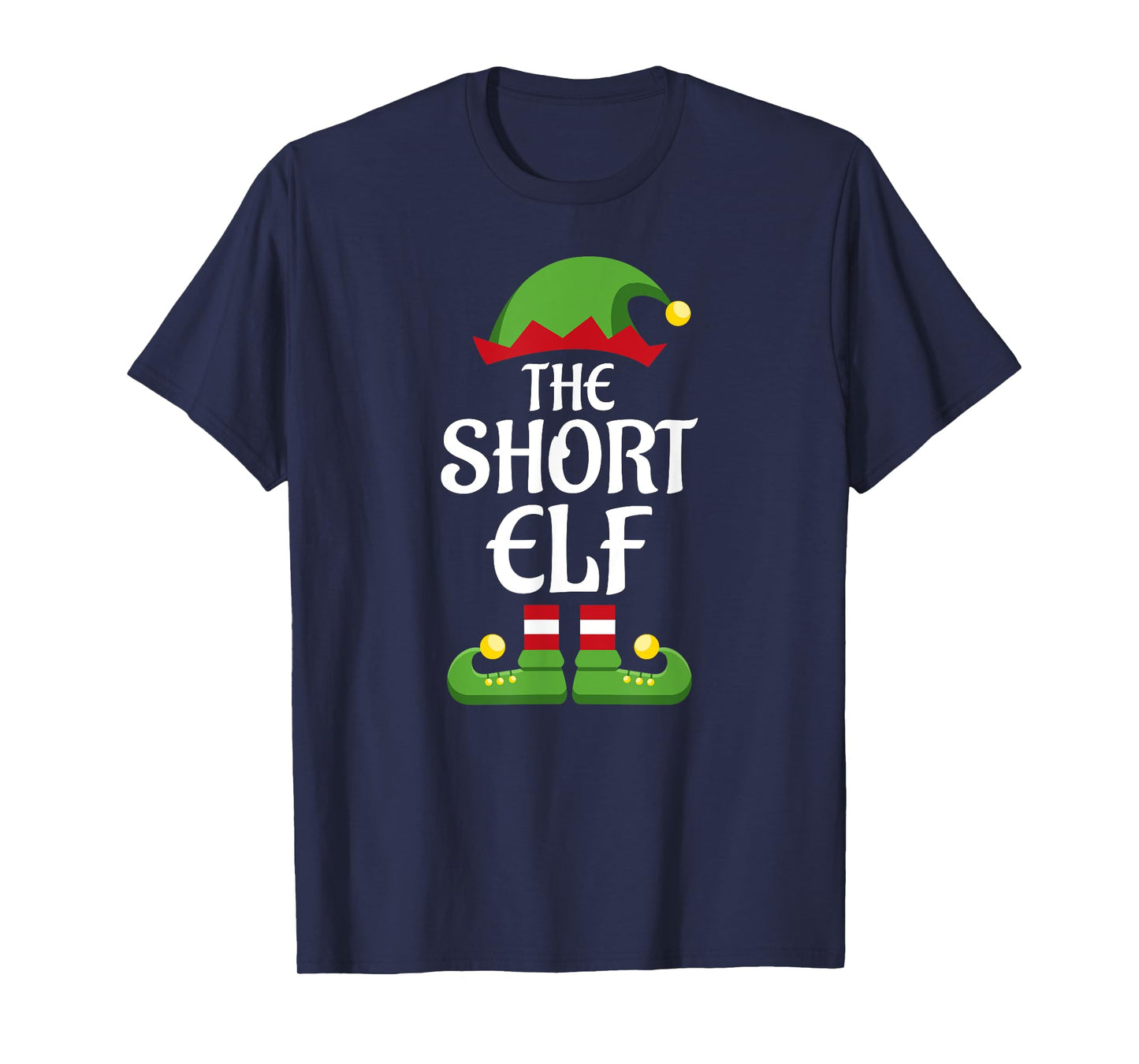 Short Elf Family Matching Group Christmas T-Shirt