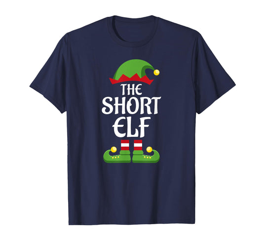 Short Elf Family Matching Group Christmas T-Shirt