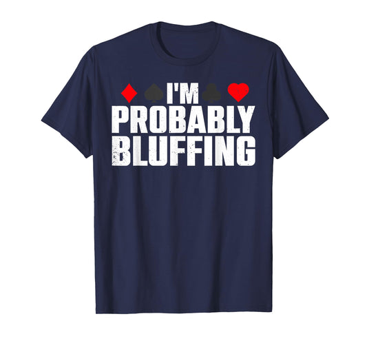 Funny Poker Lover Art For Men Women Casino Play Card Gambler T-Shirt