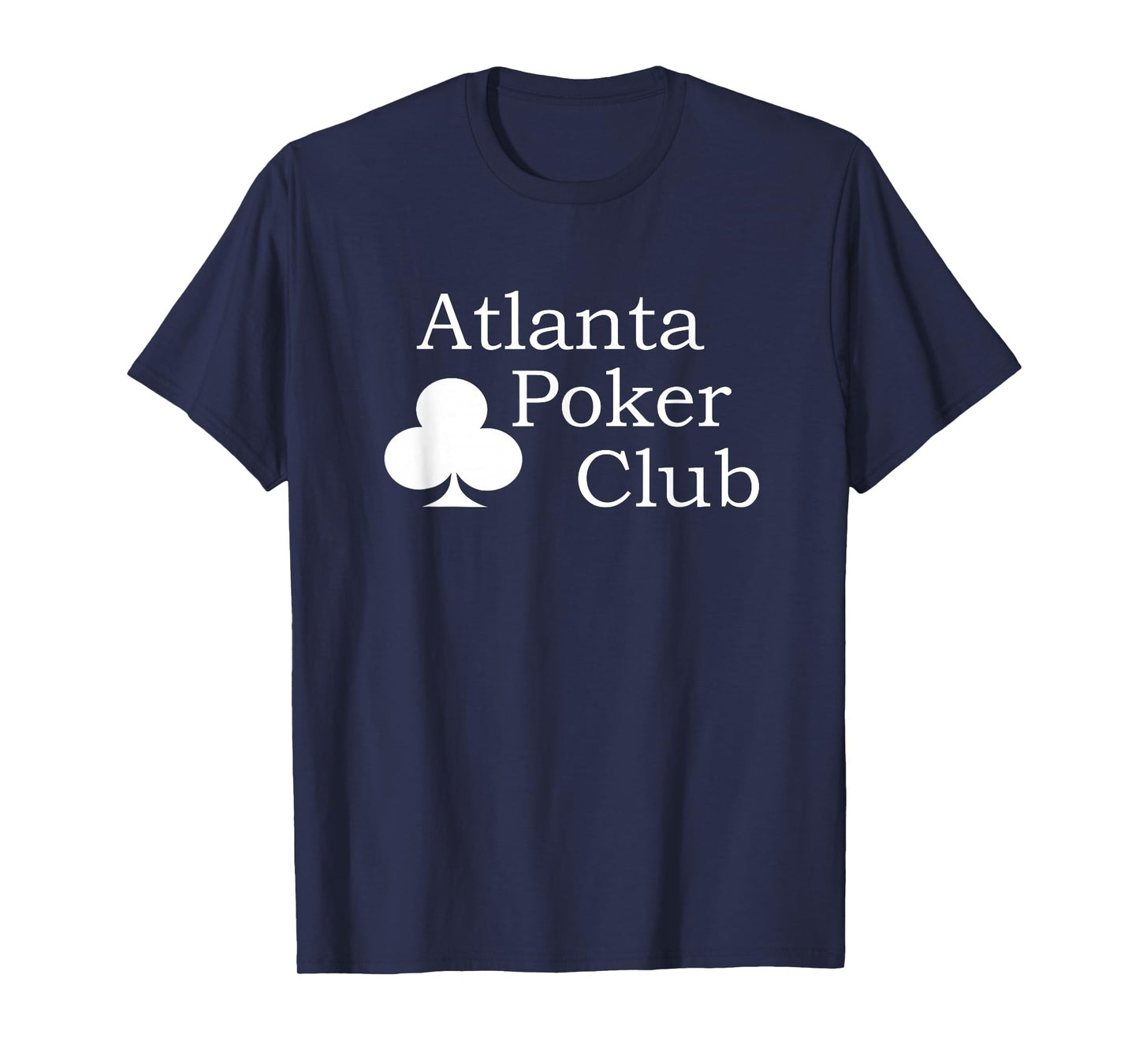 Atlanta Poker Club Classic Big White Logo T-Shirt T-Shirt