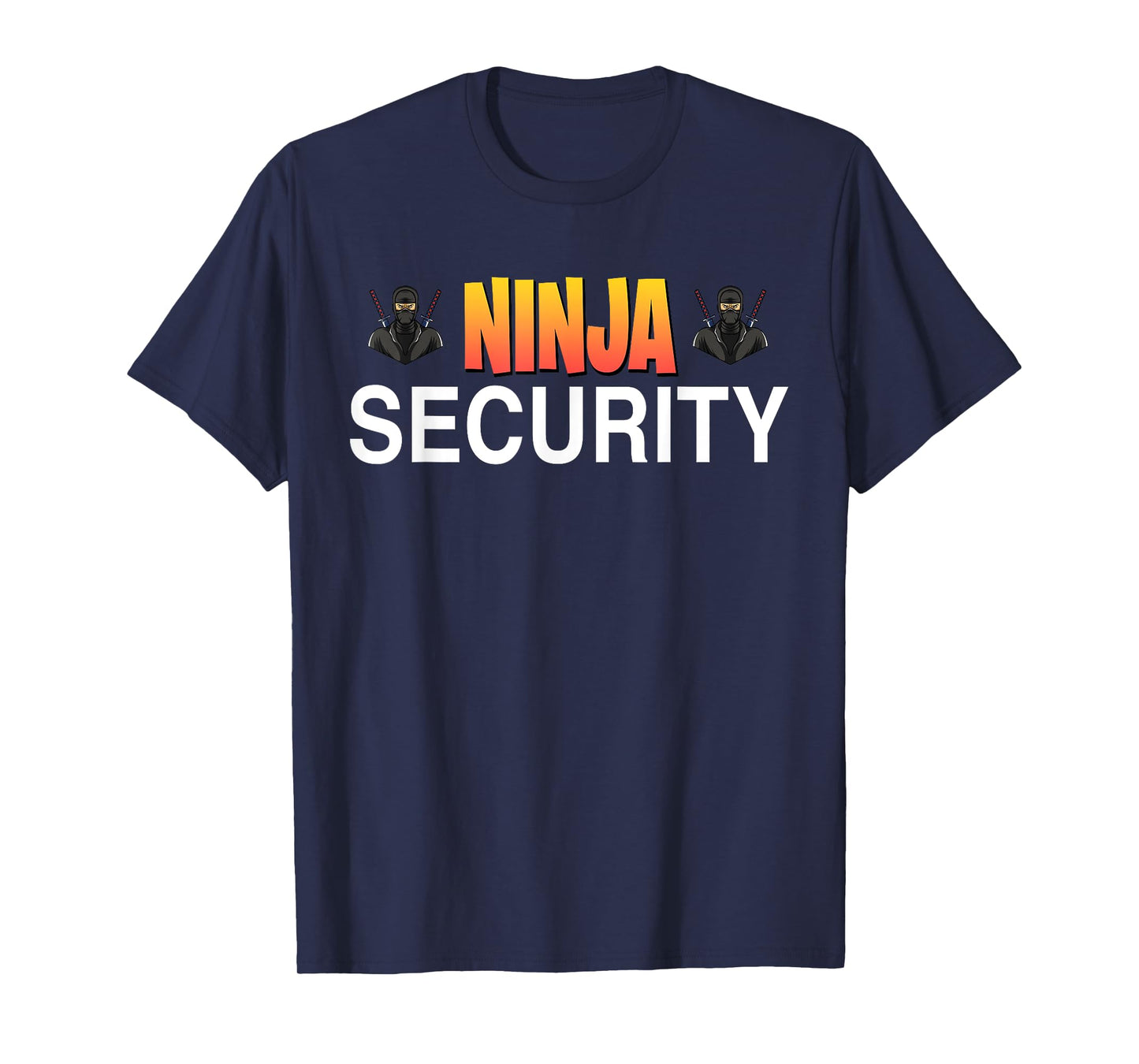 Ninja Security Parent Dad Mom Funny Ninja Halloween Costume T-Shirt