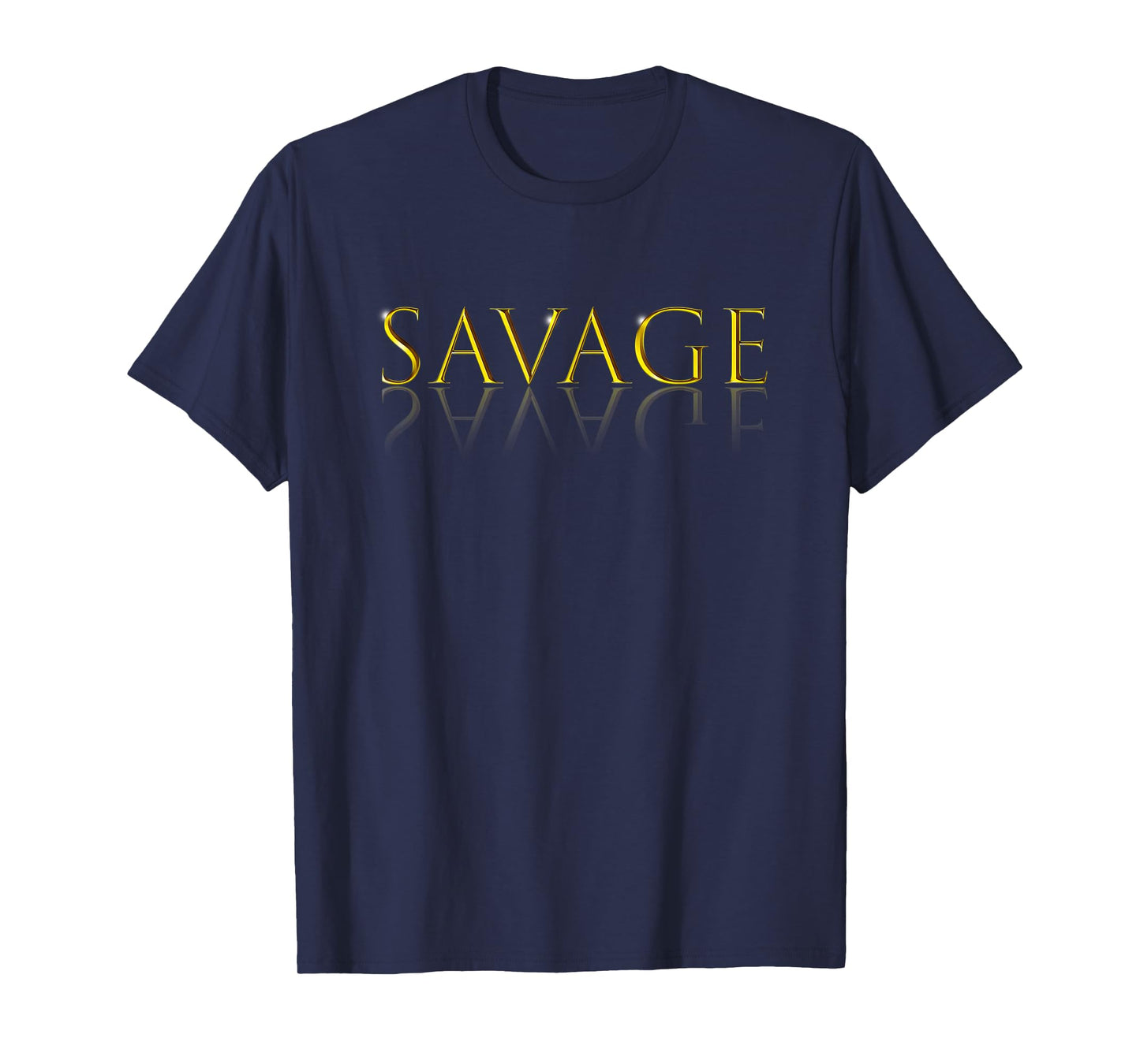 Savage Letter Reflection T-Shirt