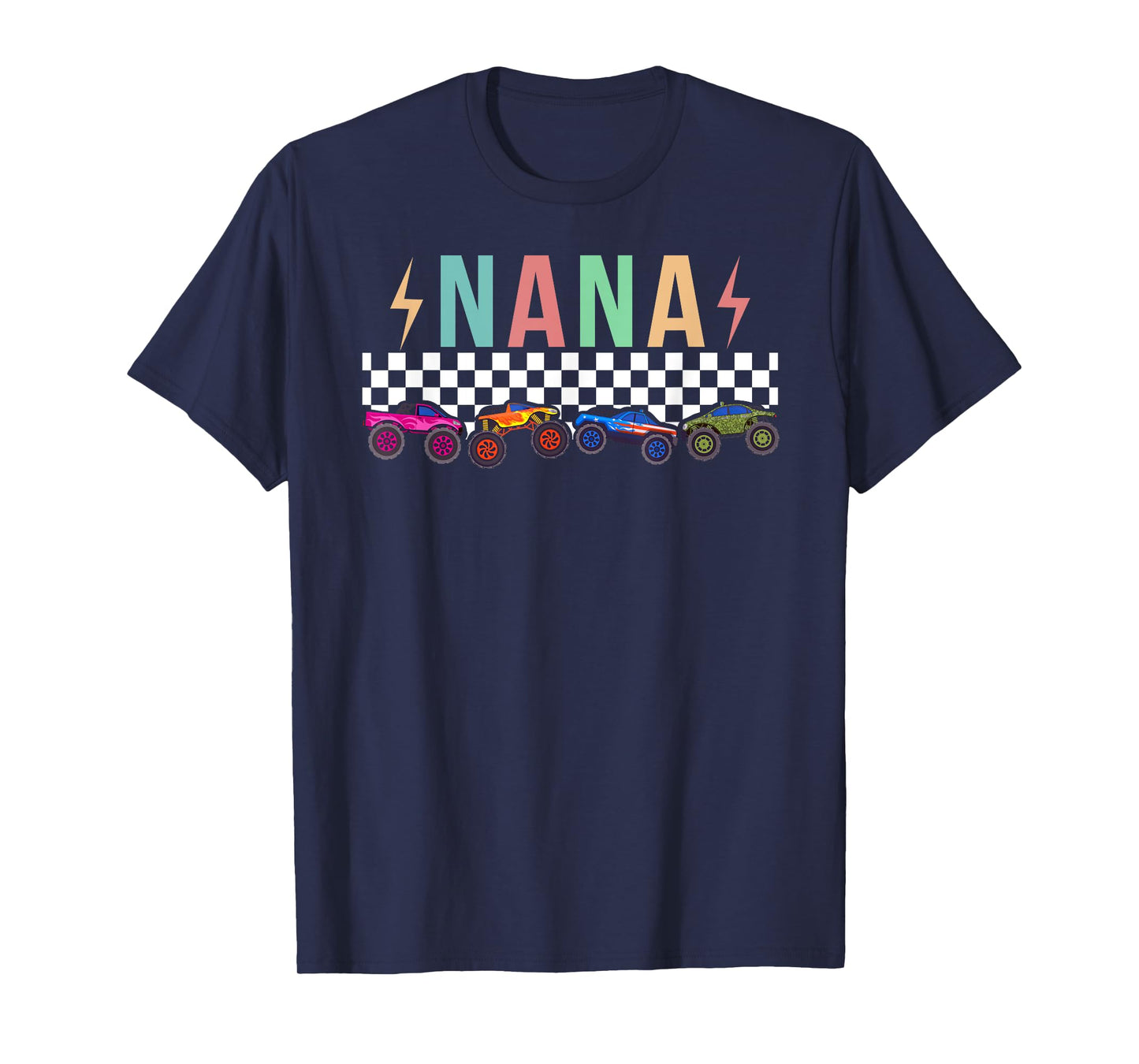 Nana Monster Truck Nana Grandma Proud Monster Truck Nana T-Shirt