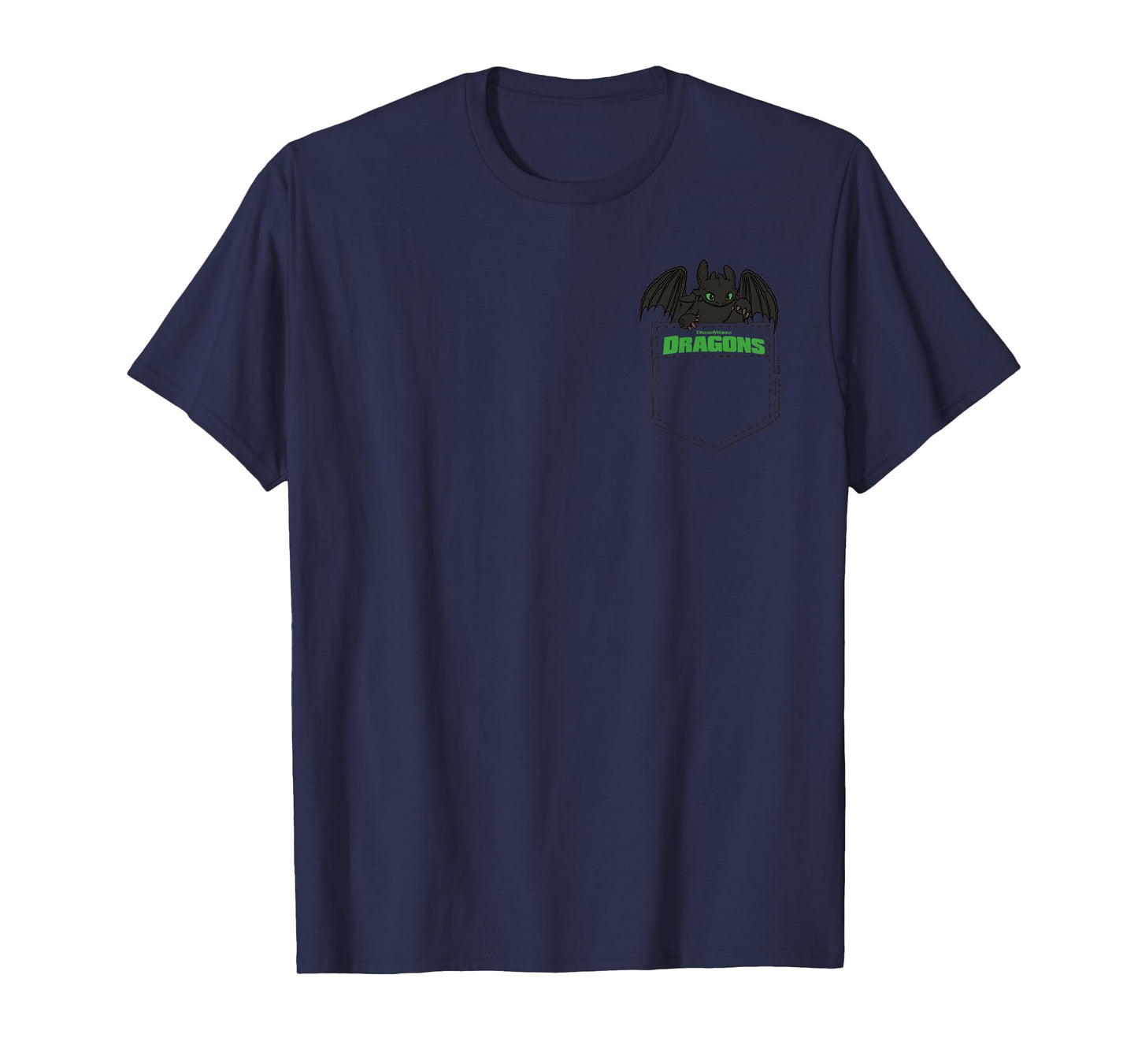 DreamWorks Dragons Toothless in Your Faux Pocket T-Shirt