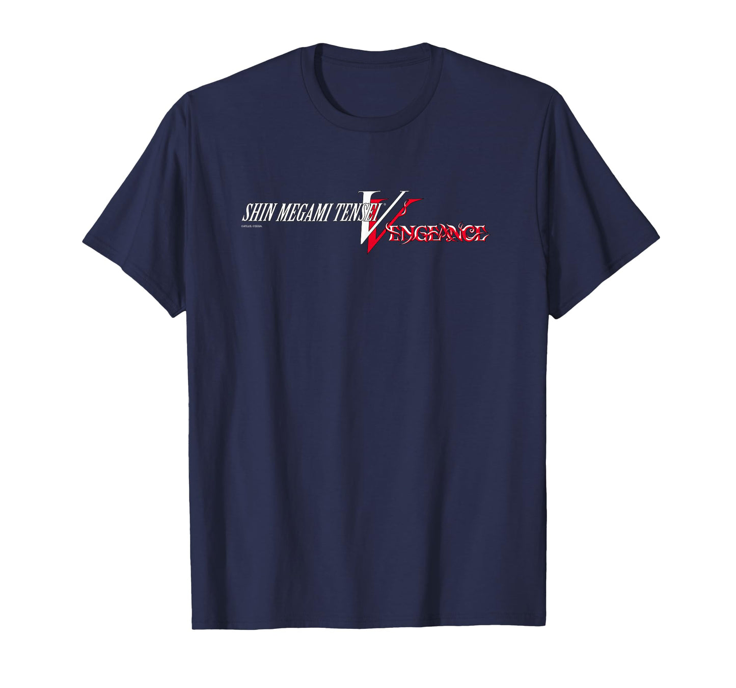 Shin Megami Tensei V: Vengeance Logo (White) ATLUS T-Shirt