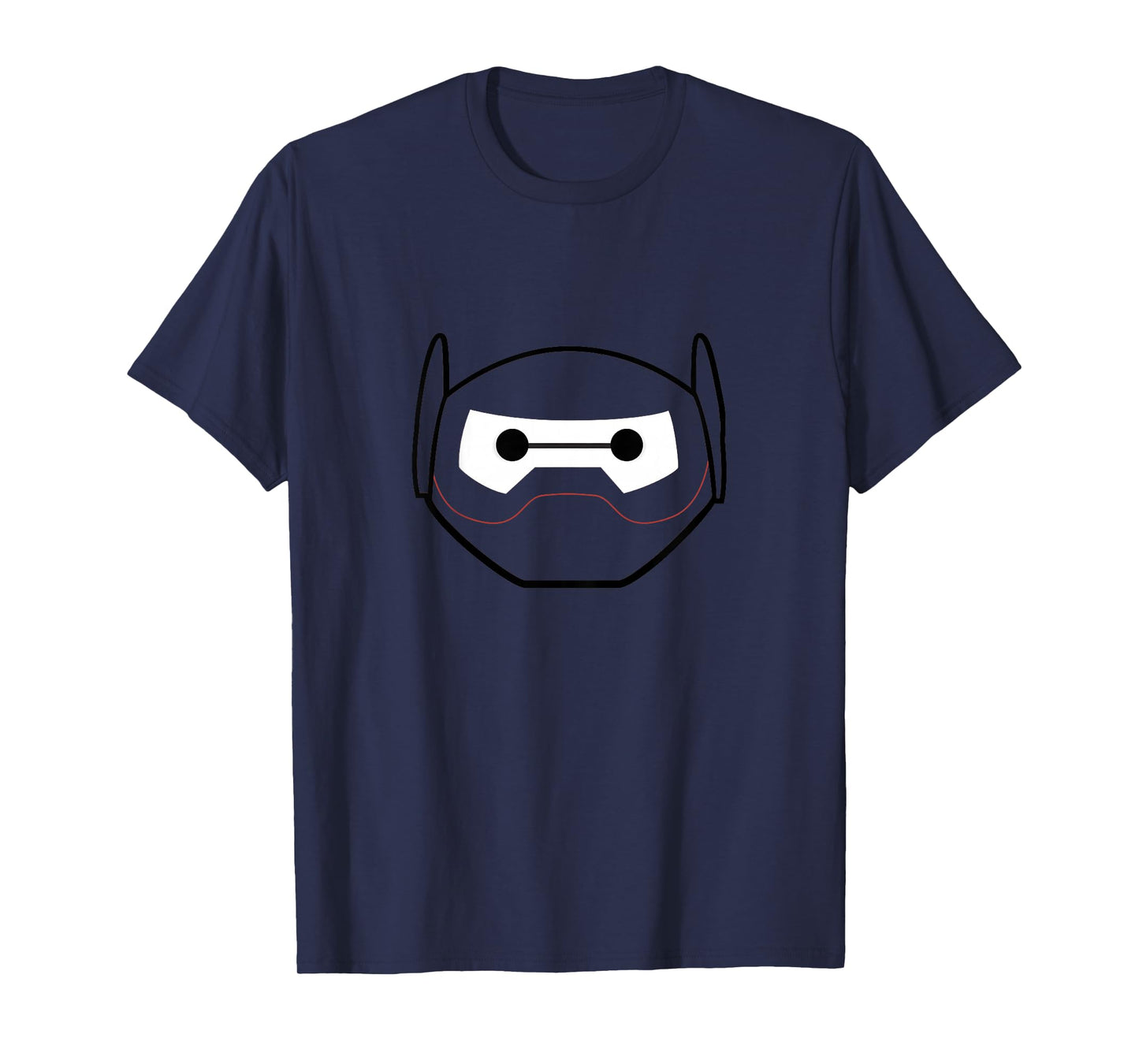 Kids Disney Big Hero 6 Baymax Big Face Armor Helmet Logo Youth T-Shirt