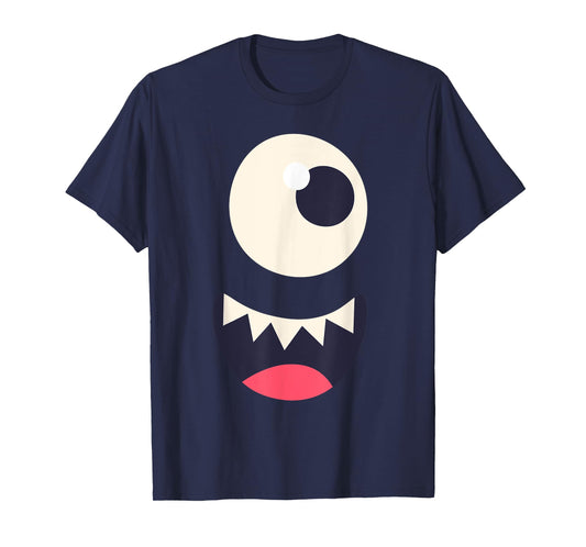 Easy Halloween Costume Cute Monster Face Graphic T T-Shirt