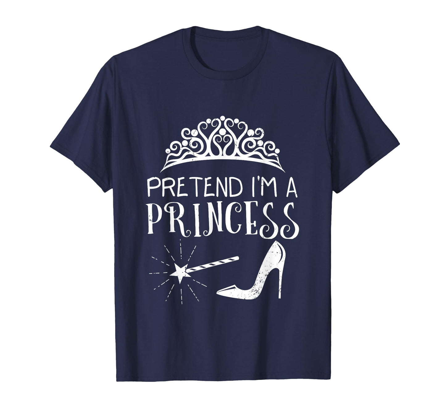Fun Pretend I Am Princess Simple Magic Halloween Costume T-Shirt