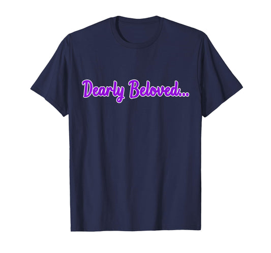 Dearly Beloved Purple 80s Retro Concert 1980's T-Shirt