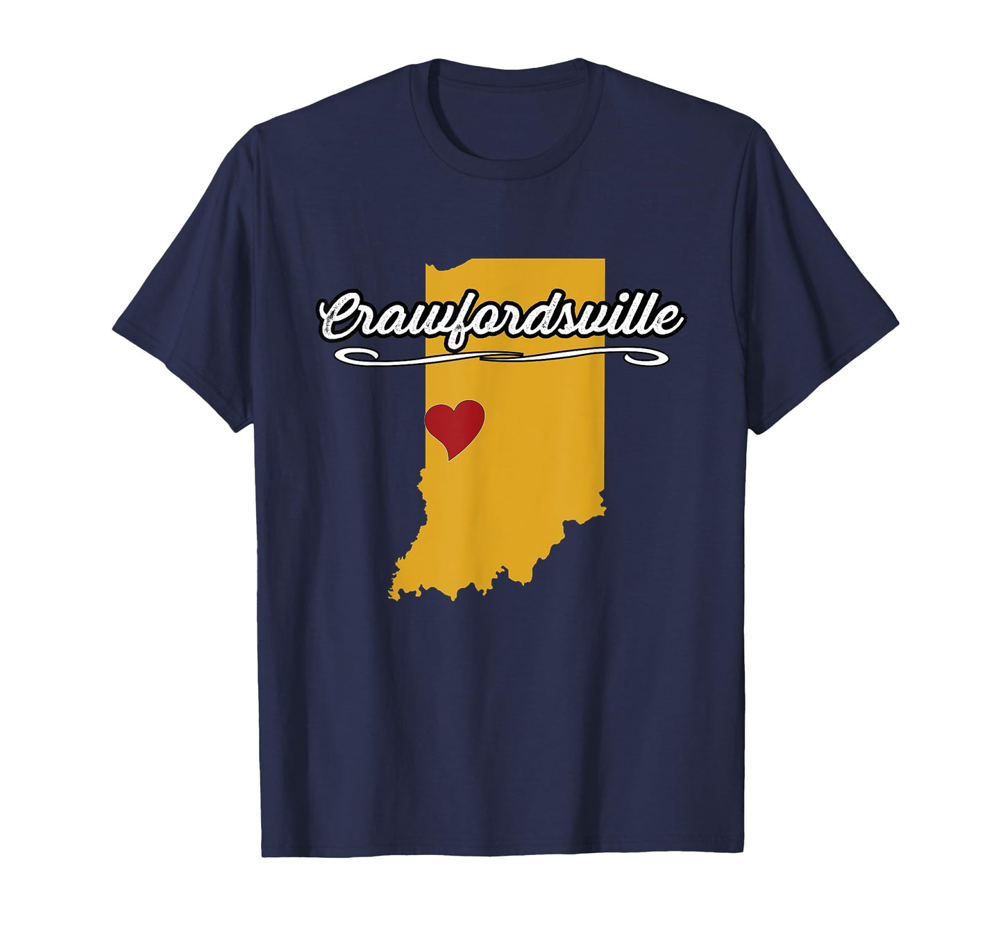 City of Crawfordsville Indiana | Novelty Merch Gift - T-Shirt