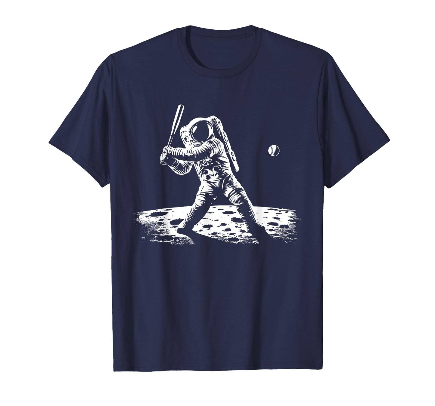 Baseball Novelty Astronaut Men Women Kids Funny Baseball T-Shirt