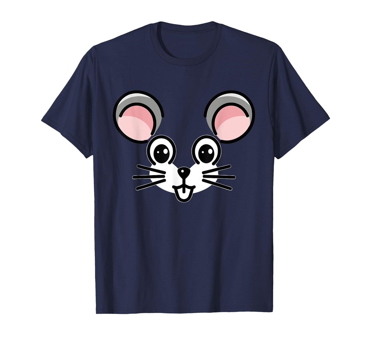 Halloween Mouse Face Tshirt Costume Kids Cute Animal Themed T-Shirt