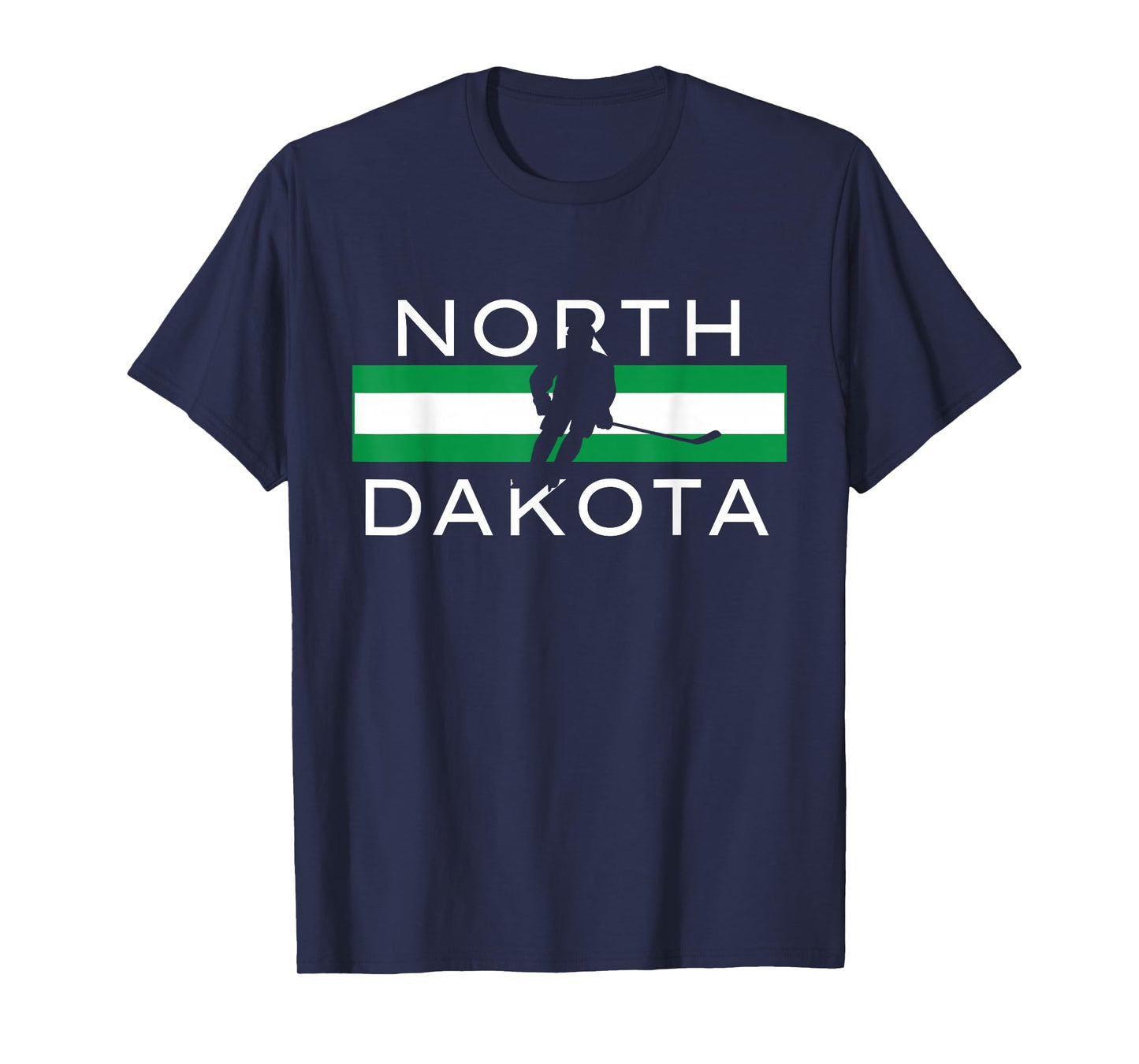 North Dakota Ice Hockey Player Forward Coach Team State Gift T-Shirt