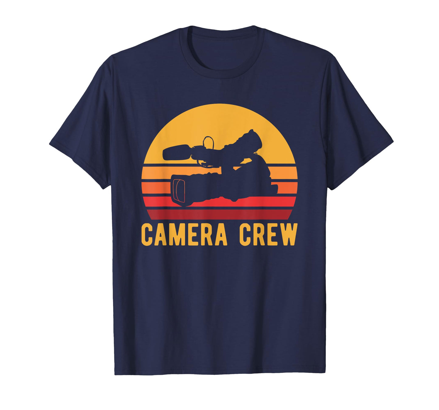 Retro Camera Crew Vintage Cinema Production T-Shirt