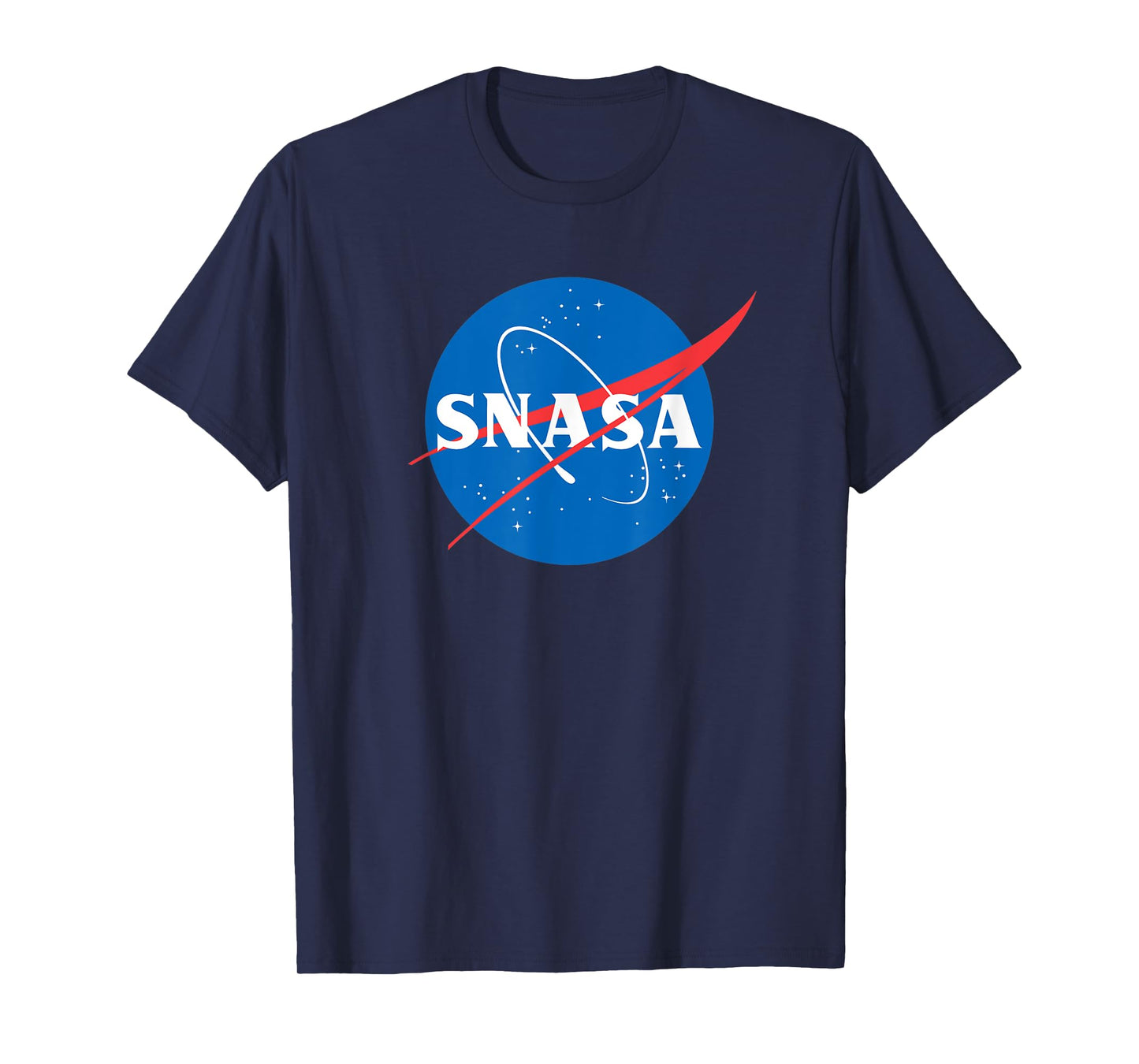 SNASA Meatball Logo Insignia Space Clothing Graphic T-Shirt