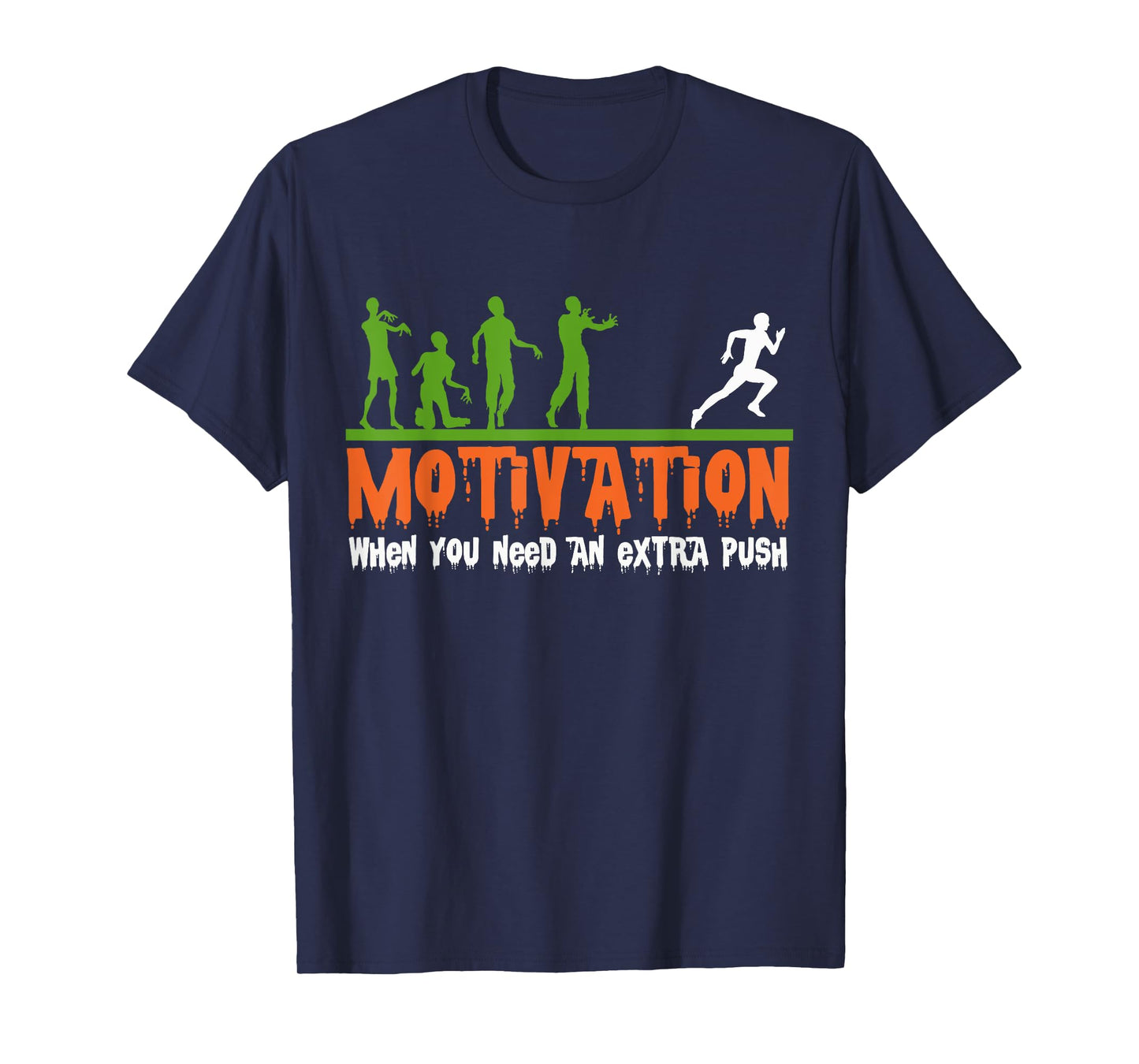 Zombie Halloween Costume Fitness Motivation, Funny Gym T-Shirt