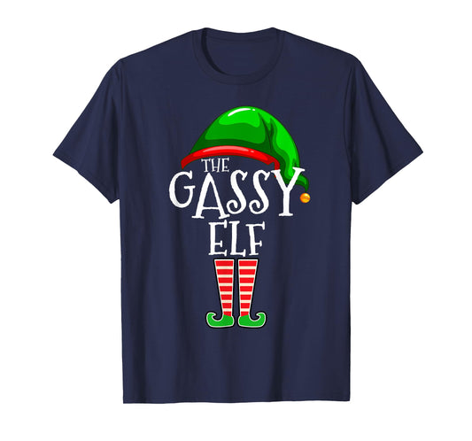 Gassy Elf Group Matching Family Christmas Gift Fart Farter T-Shirt
