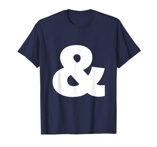 And sign & ampersand symbol, alphabet Initial tee shirt T-Shirt