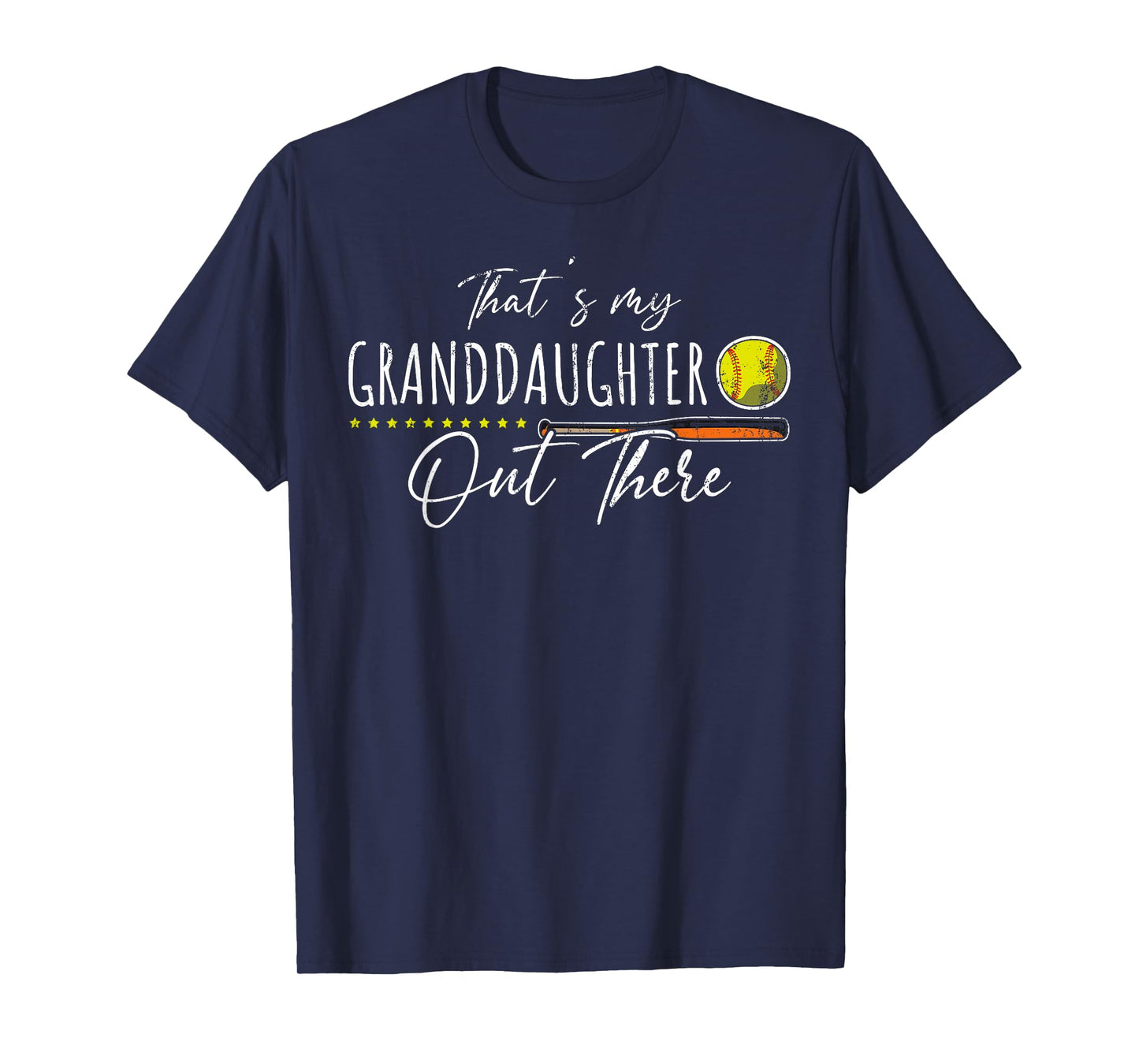 American Sport Softball Player Proud Grandparents Softball T-Shirt
