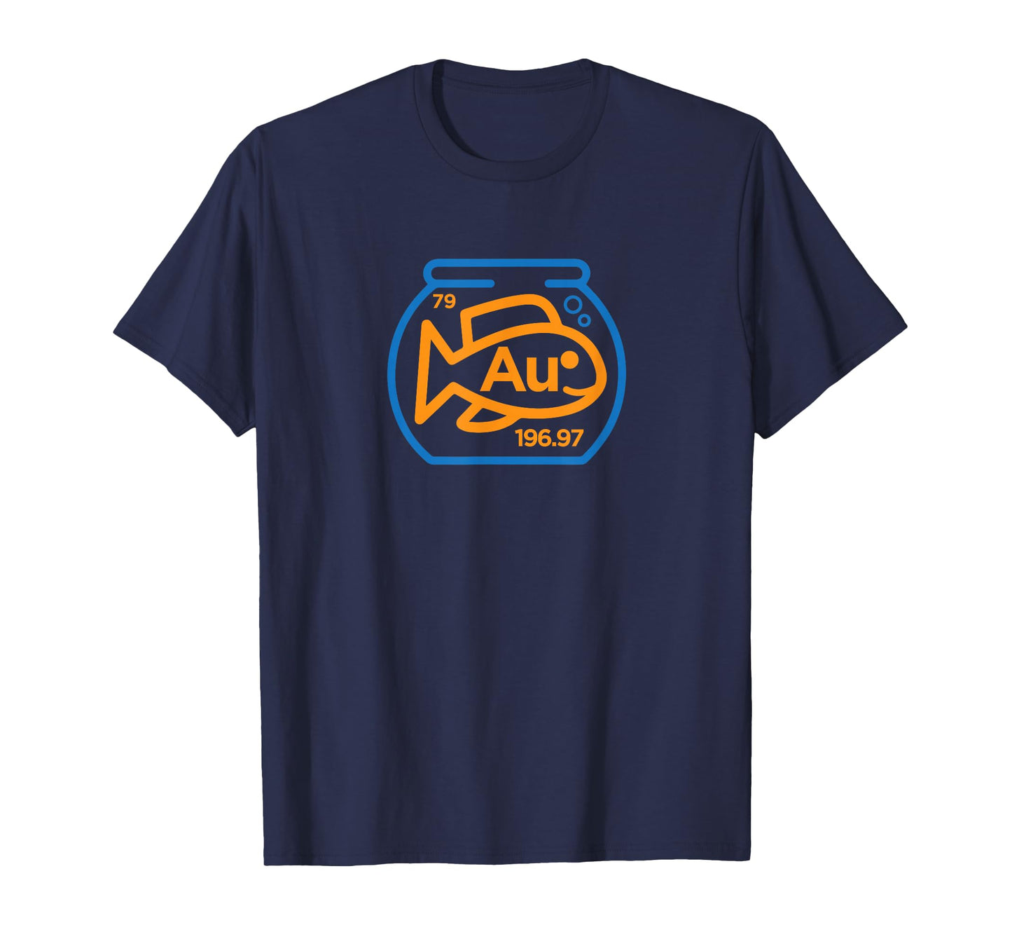 Au (Gold) Fish Science Pun Element T-Shirt