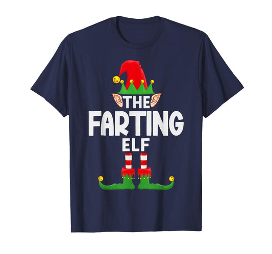 The Farting Elf Family Christmas Pajama Party T-Shirt