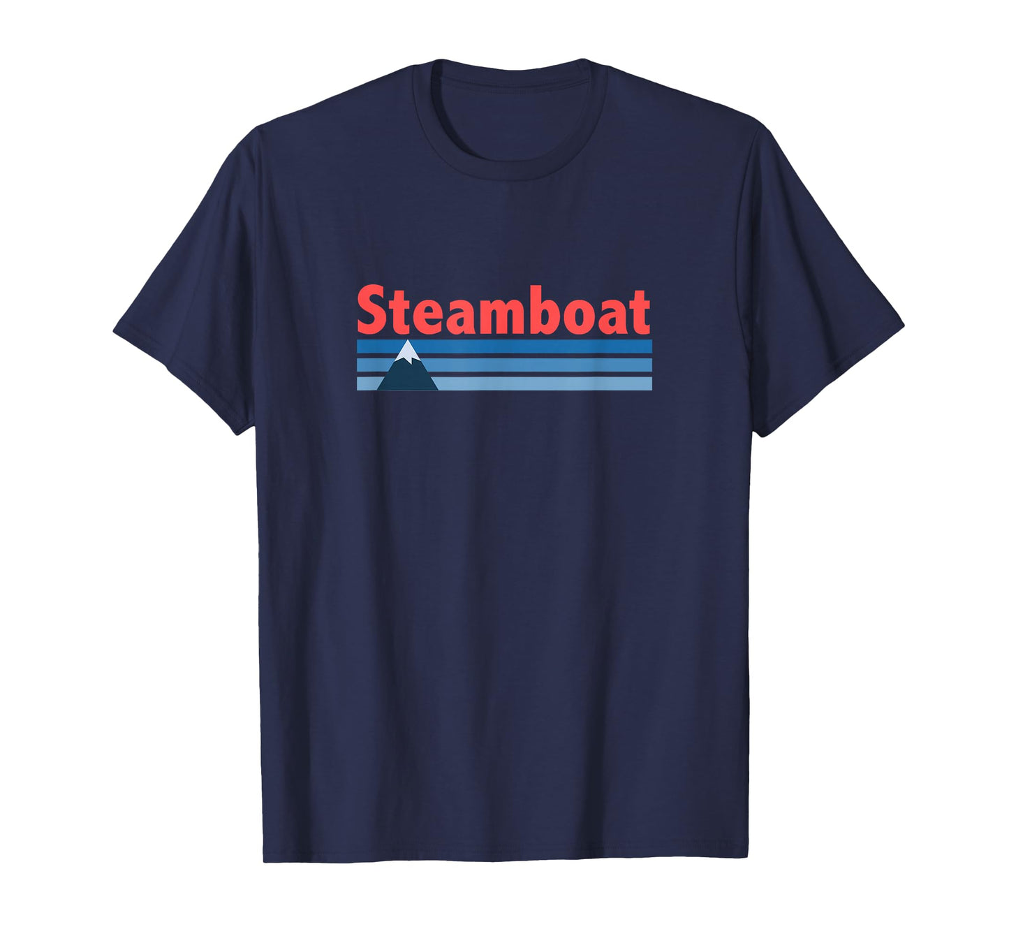 Retro Style Mountain - Steamboat Springs Colorado T-Shirt T-Shirt