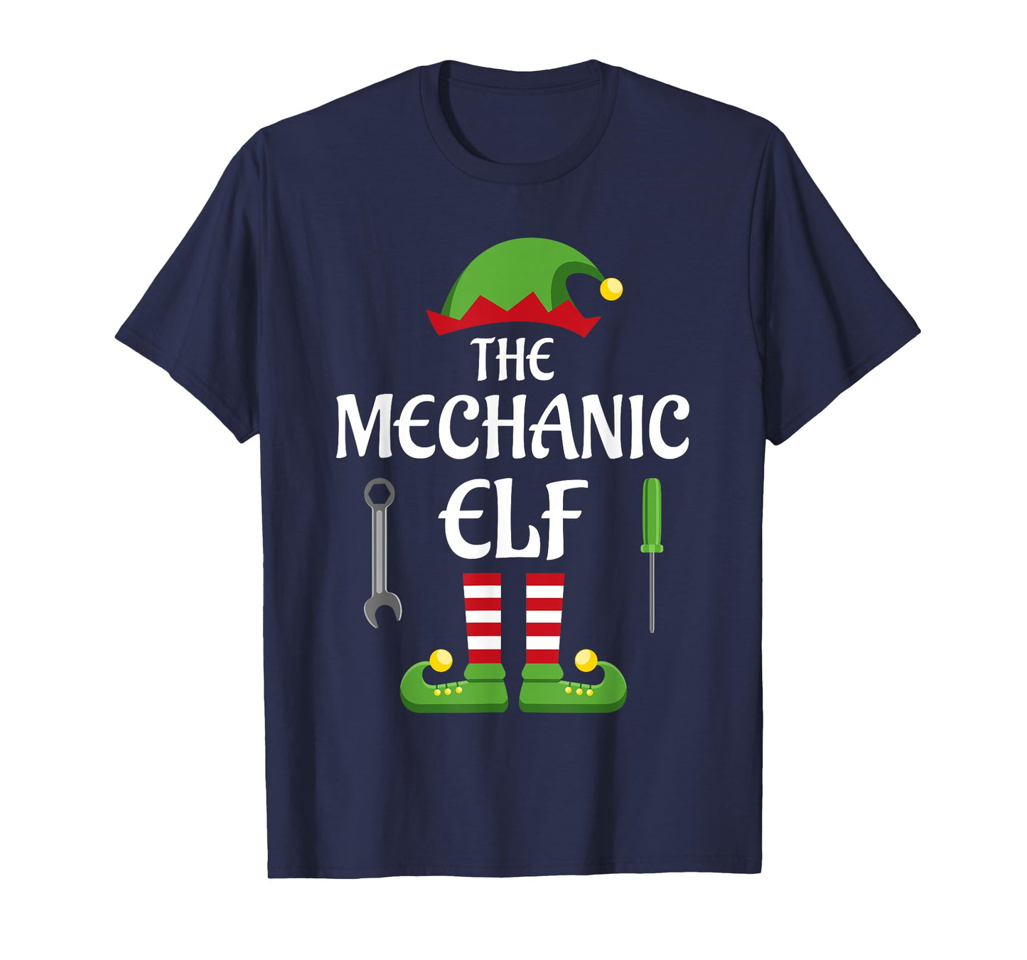 Mechanic Elf Family Matching Group Christmas T-Shirt