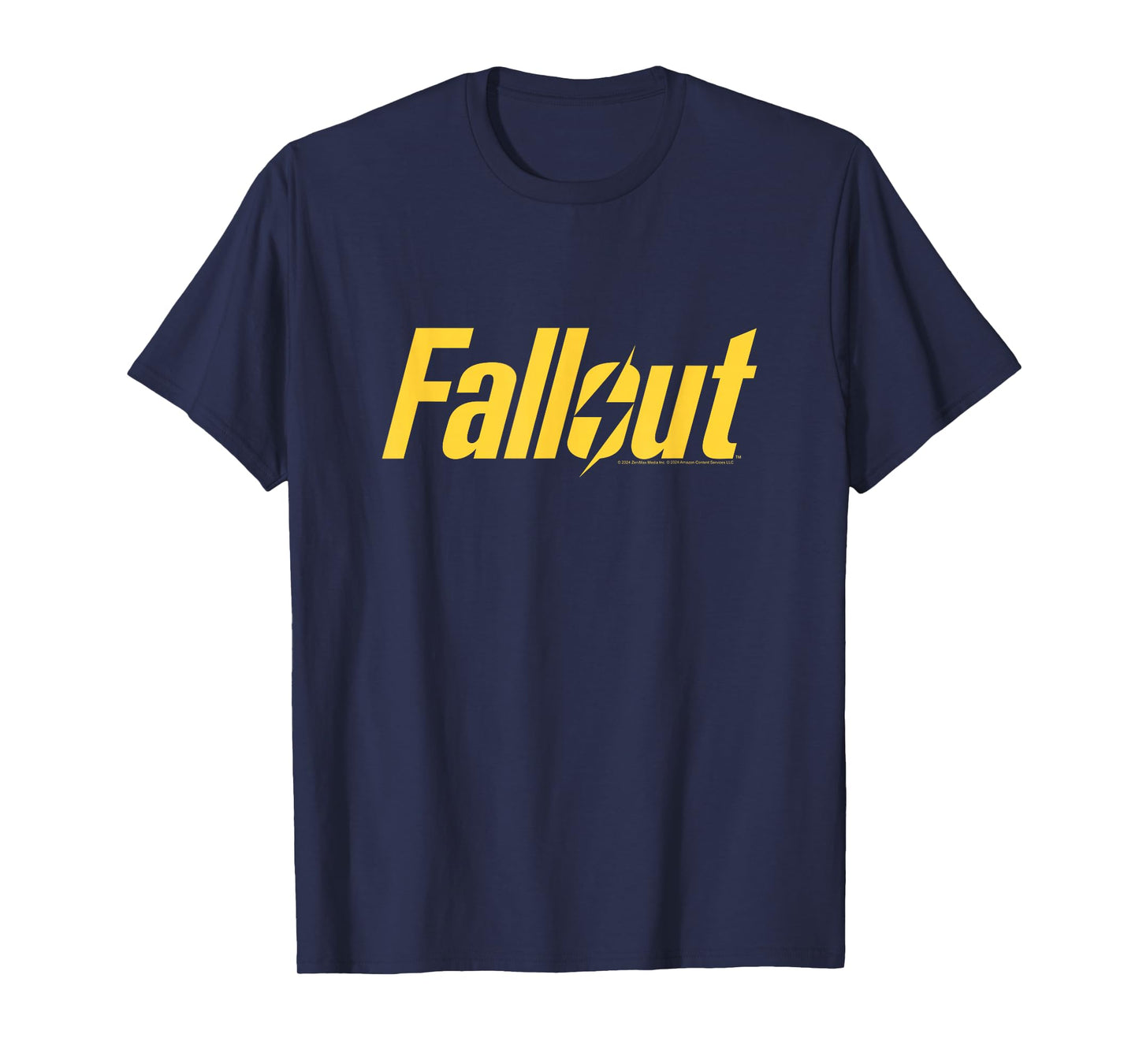 Fallout TV Series Yellow Lightning Logo T-Shirt