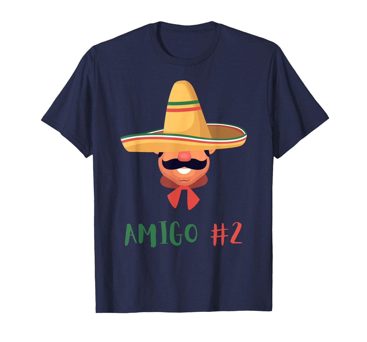 Funny Mexican Amigo #2 Group Matching DIY Halloween Costume T-Shirt