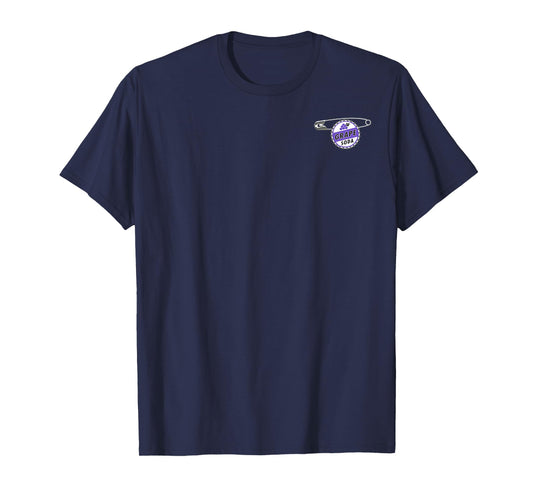 Disney Pixar Up Grape Soda Ellie Badge Small Pocket Logo T-Shirt