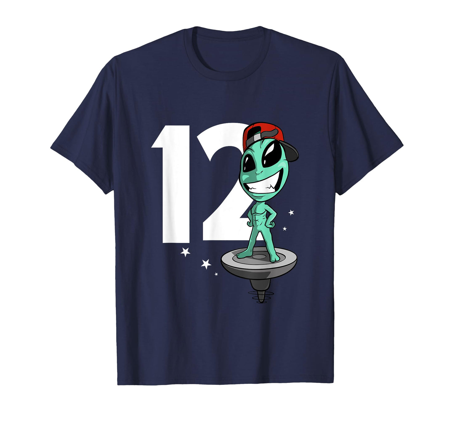 Alien 12 Year Old Boy 12th Birthday T-Shirt