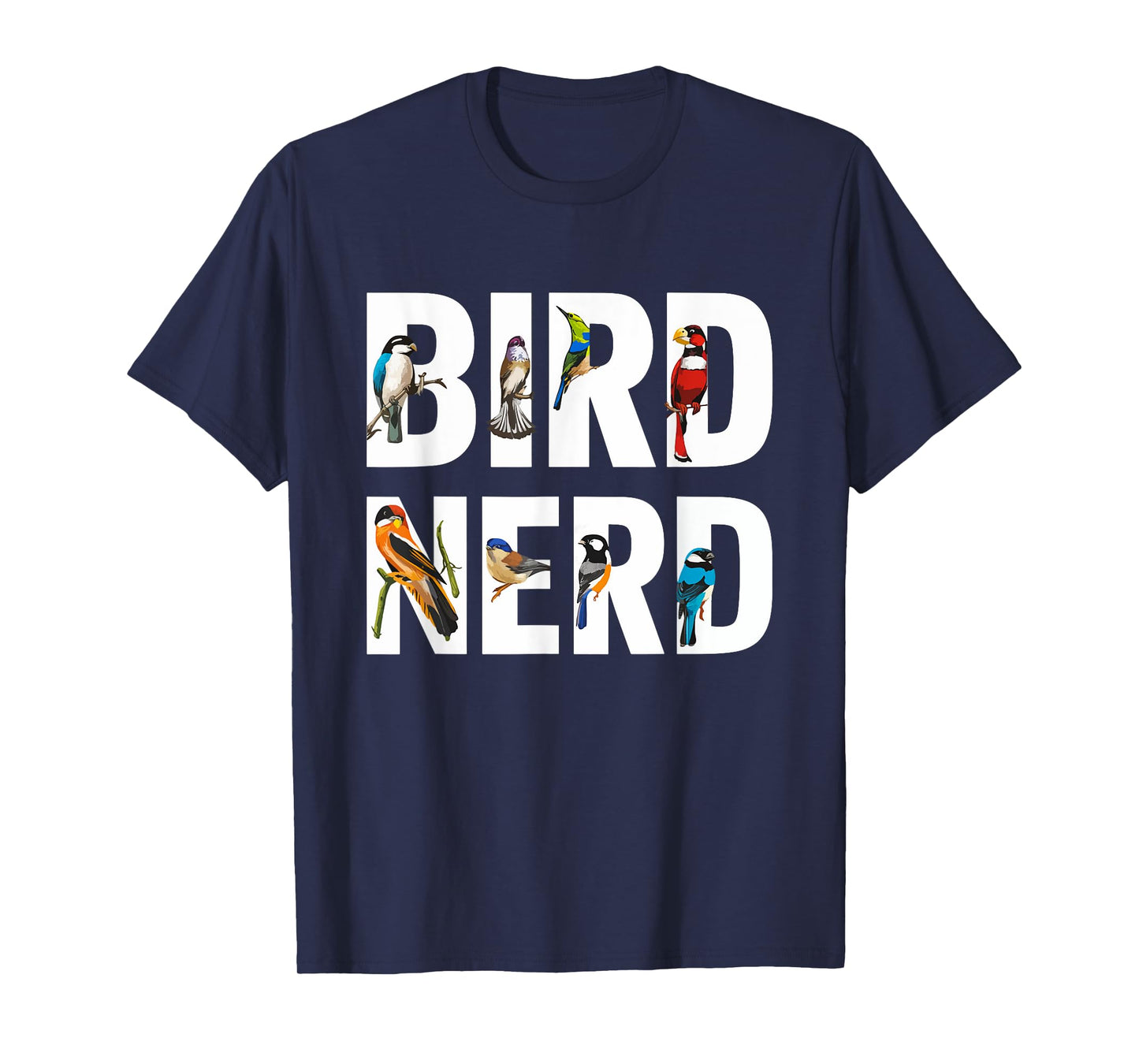 Birds Nerd Birdwatching Birdwatcher Bird Lover Funny T-Shirt
