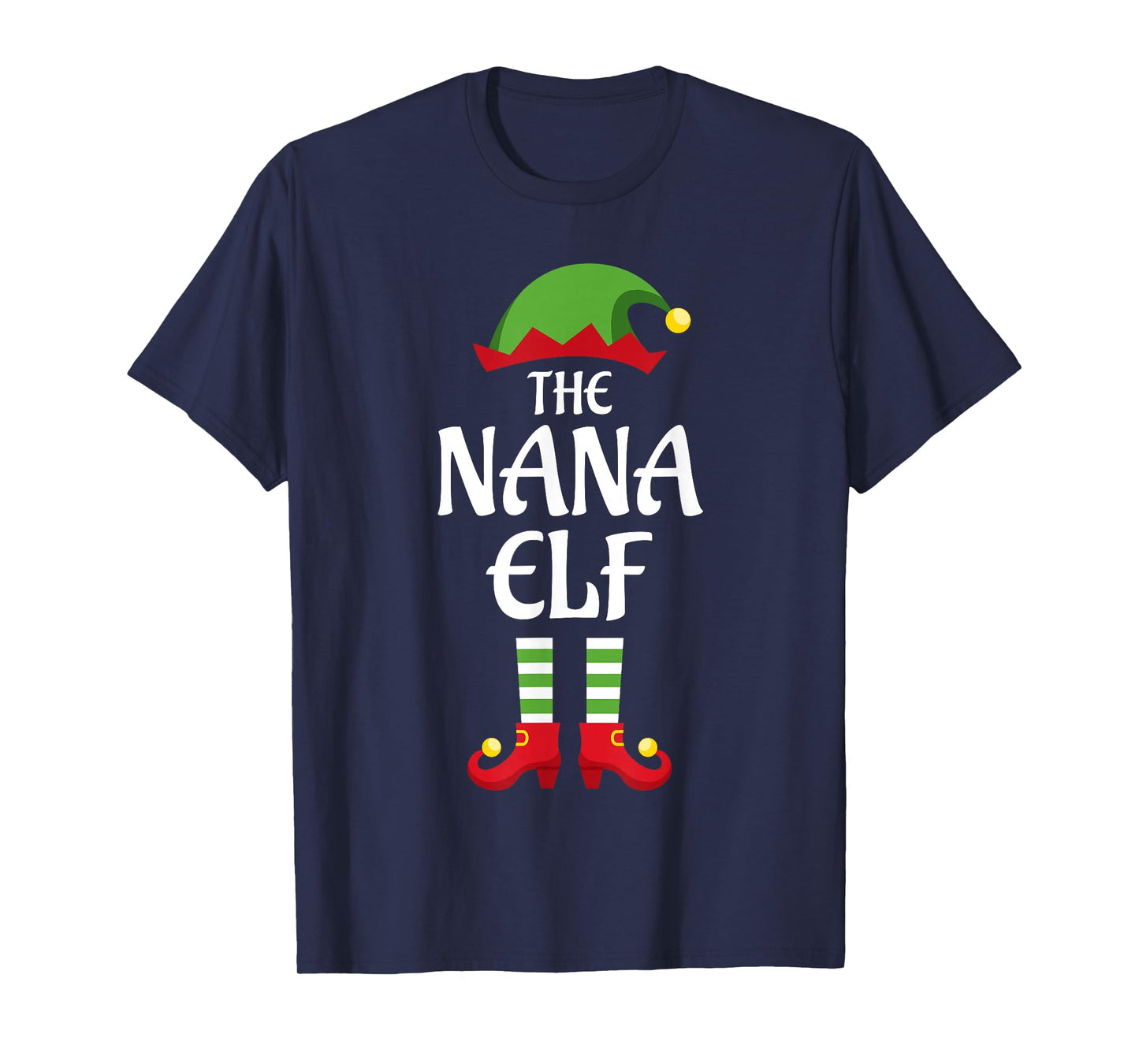 Nana Elf Family Matching Group Christmas T-Shirt